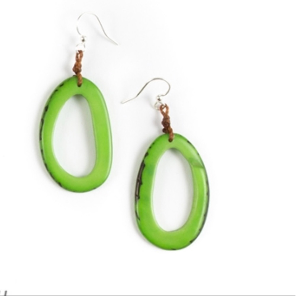 Organic Tagua Jewelry- Marianitas Earrings